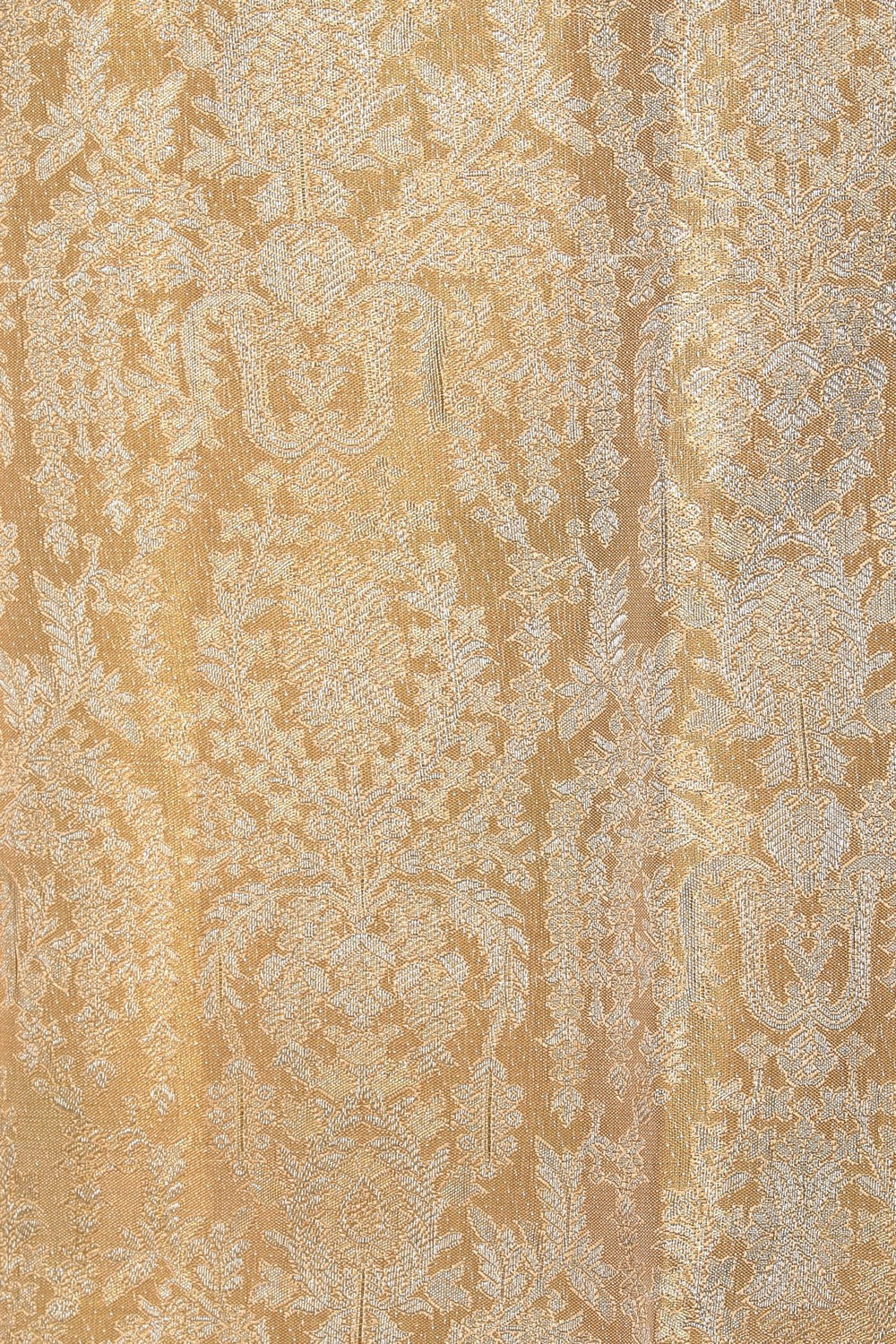 Image of Kanchipattu Tissue Brocade Gold Saree